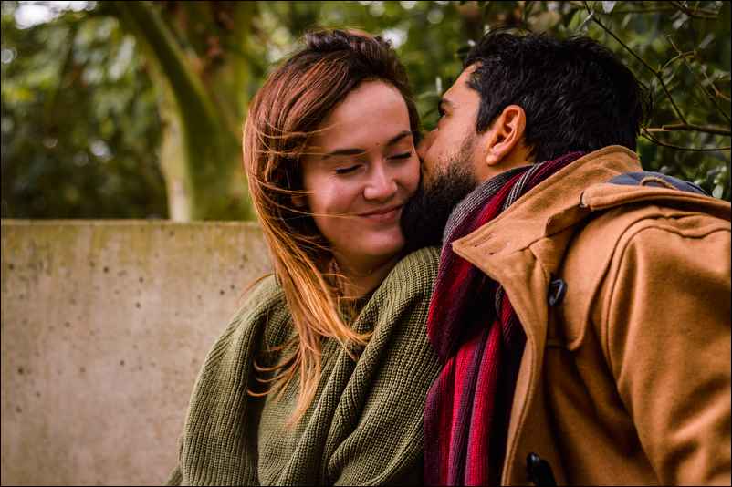Un bisou sur la joue