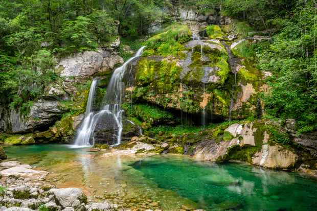 Cascade en Slovénie, photo Marcin Szmigiel