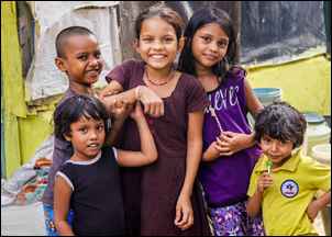 Enfants à Calcutta