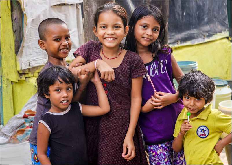 Enfants à Calcutta