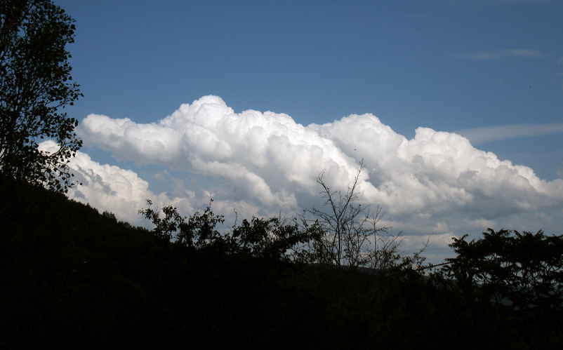 Nuages en forme de mammouths